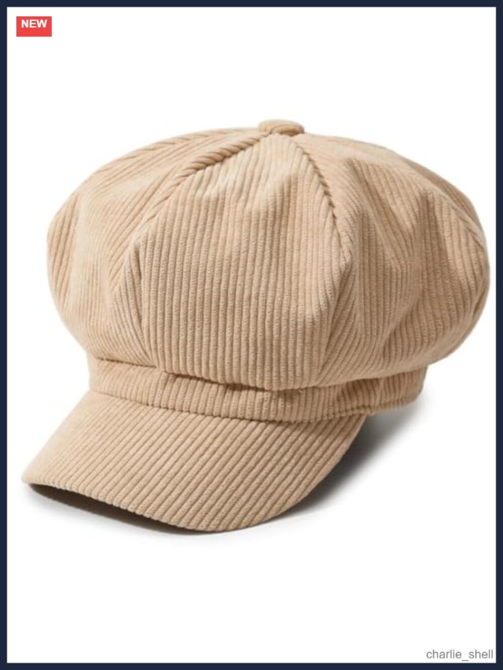 Corduroy Newsboy Cap Vintage Ivy Paperboy Winter Warm Cabbie Hat
